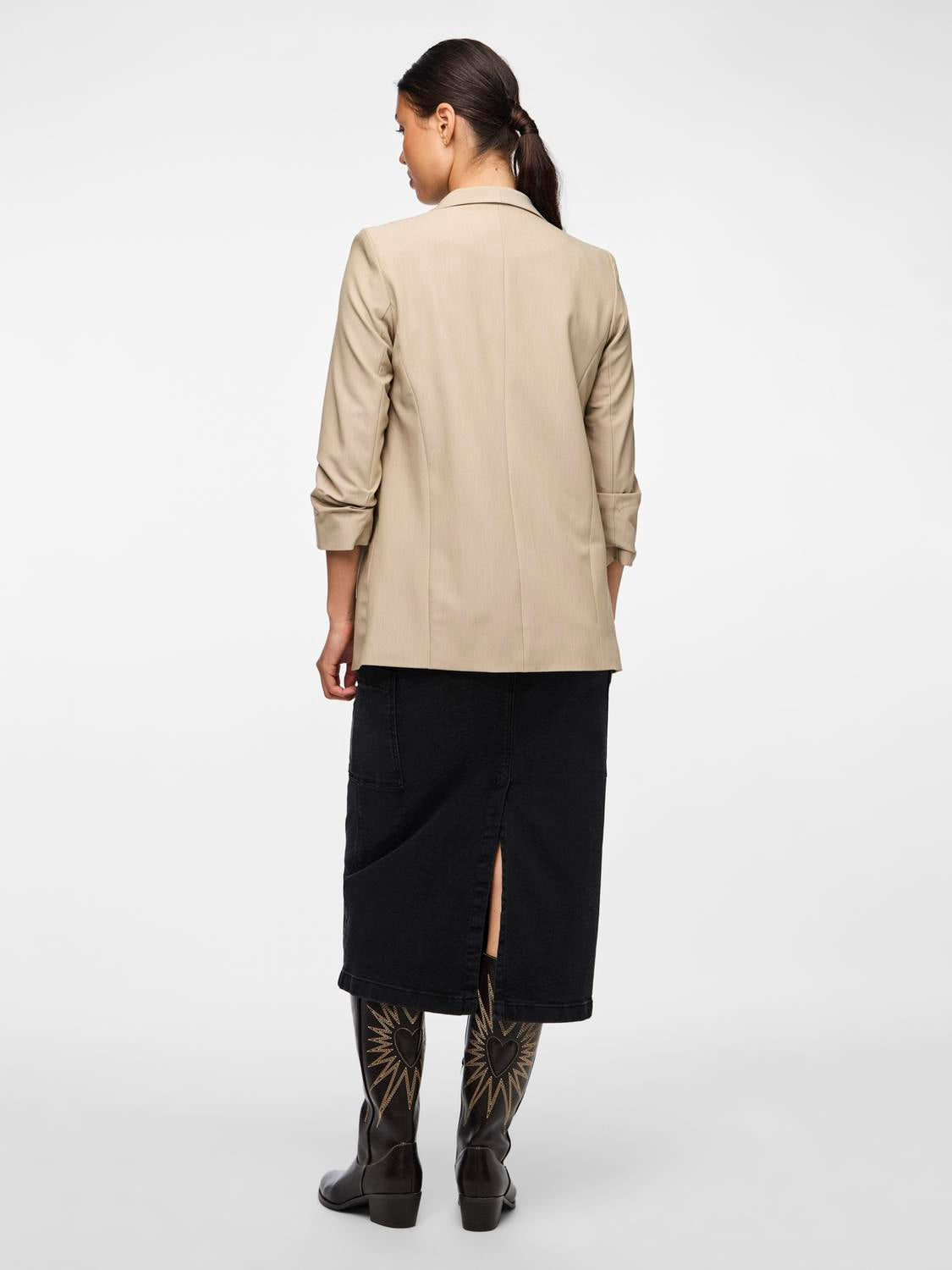 PCBOSELLA Blazer - White Pepper